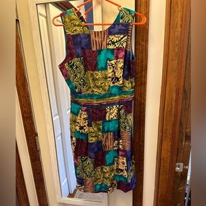 Vintage Dress with Open Back